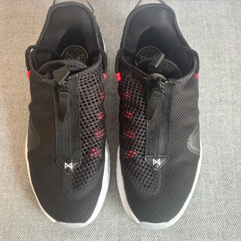 Nike PG 4 Air Strobel Basketball Shoes Black/White/Red Men’s Size 8 - Picture 4 of 14